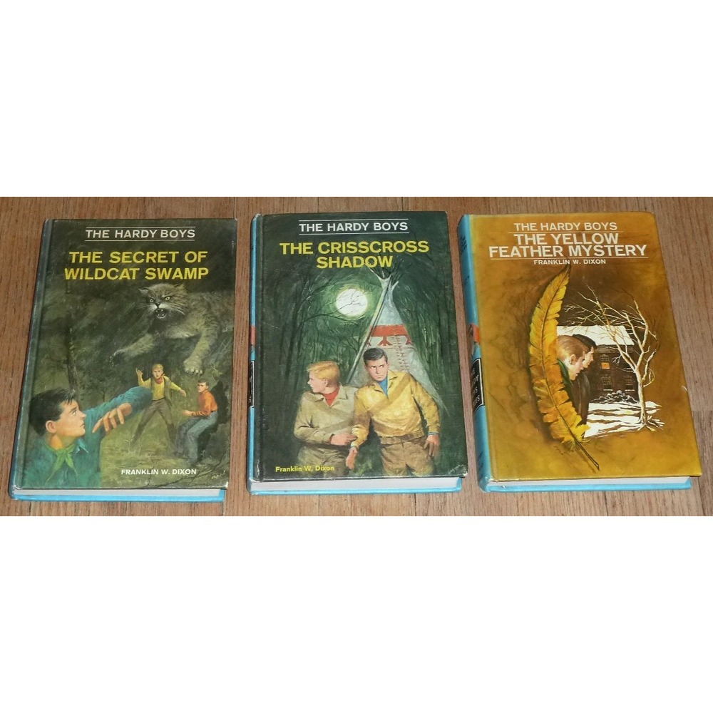 Vintage Hardy Boys Lot of 3 #31 thru #33 HC Franklin W. Dixon 1970